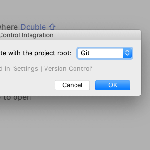 Put New Project Under Version Control